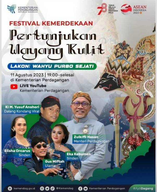 Festival Kemerdekaan: Pertunjukan Wayang Kulit "Wahyu Purbo Sejati" Dengan Keberadaan Ulama Terkemuka