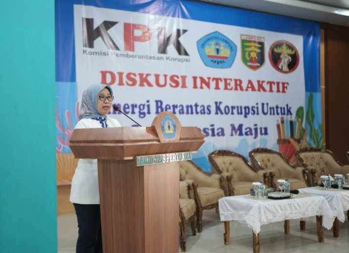 Diskusi di UNILA Membangun Integritas Bangsa Mengatasi Korupsi dari Akar